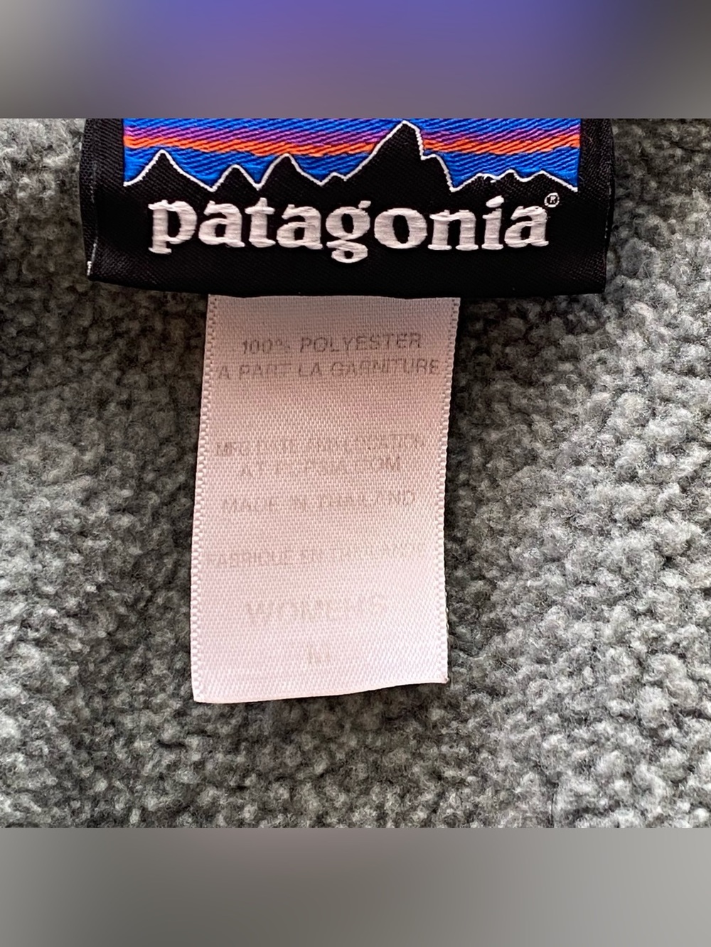 Patagonia Thin Ice Better Sweater 1/4 Zip Fleece Medium Gorpcore Outdoor - Picture 12 of 14